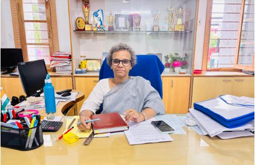 Portrait of the Principal, Indu S. Nair
